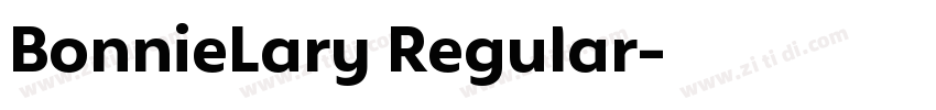 BonnieLary Regular字体转换